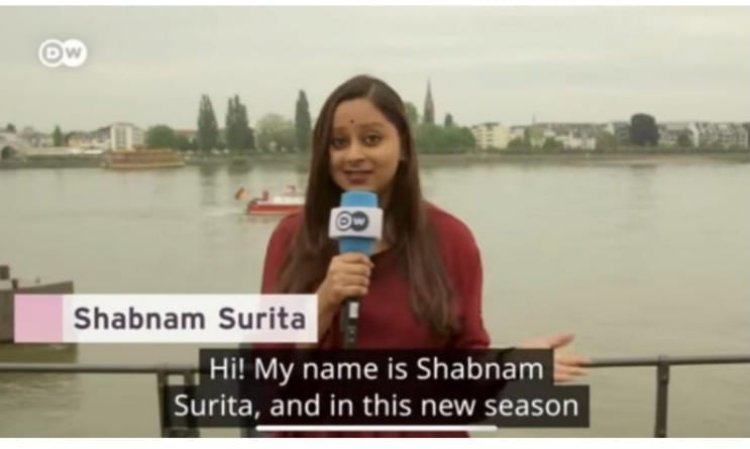 Silchar's daughter Shabnam Surita Shines as Presenter of DW's 'Meet The German'